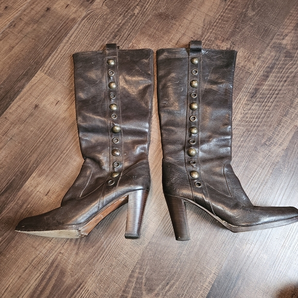 Frye Piper Stud Pull On Boots - Picture 2 of 6